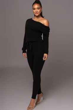 Black Sedona Knit Pant Set*JLUXLABEL Fashion