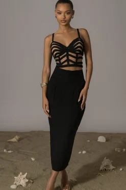 Black Serenity Bay Top*JLUXLABEL Best