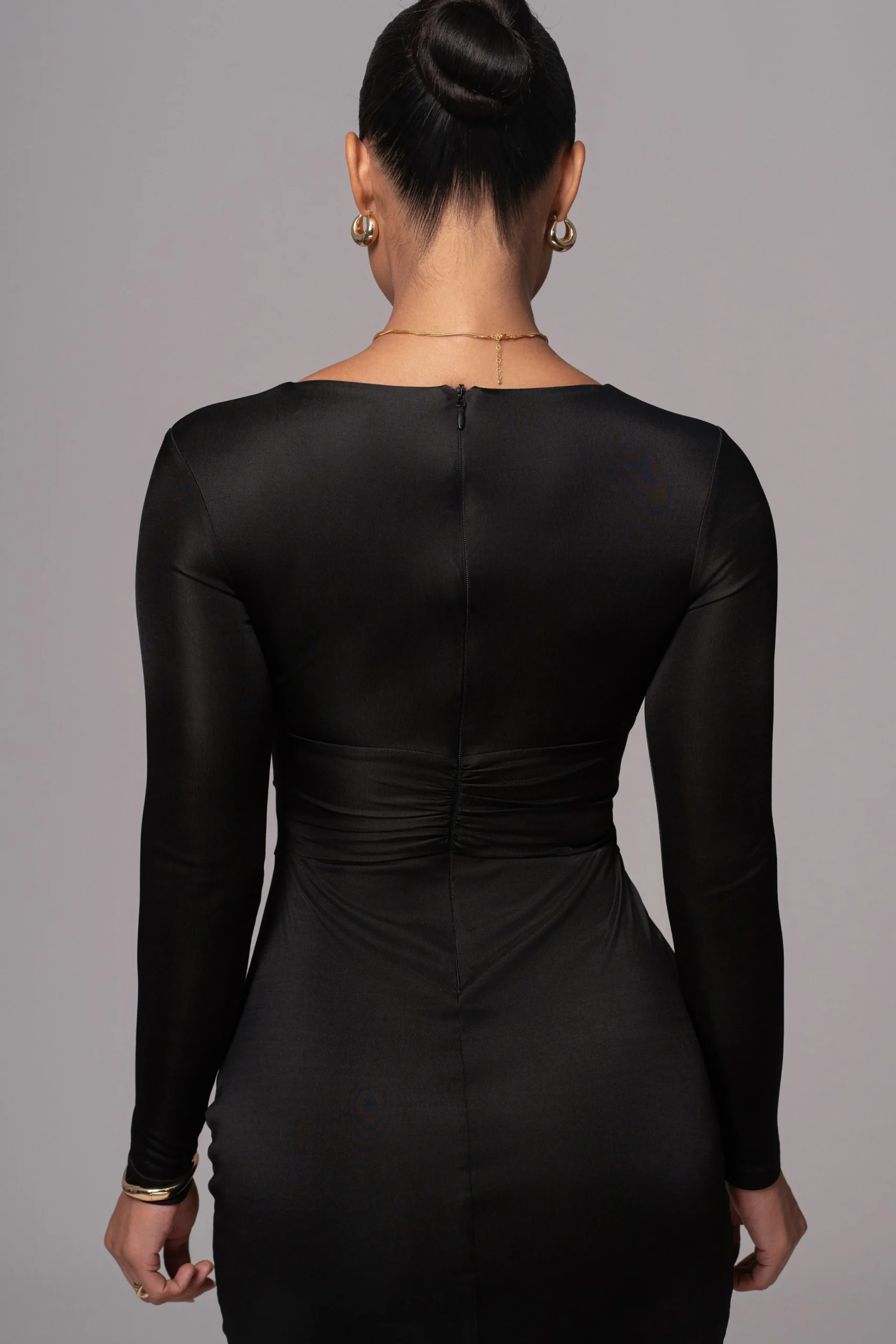 Black Soiree Cutout Maxi Dress*JLUXLABEL Outlet