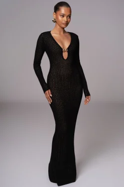 Black Sol Sweater Knit Dress*JLUXLABEL New