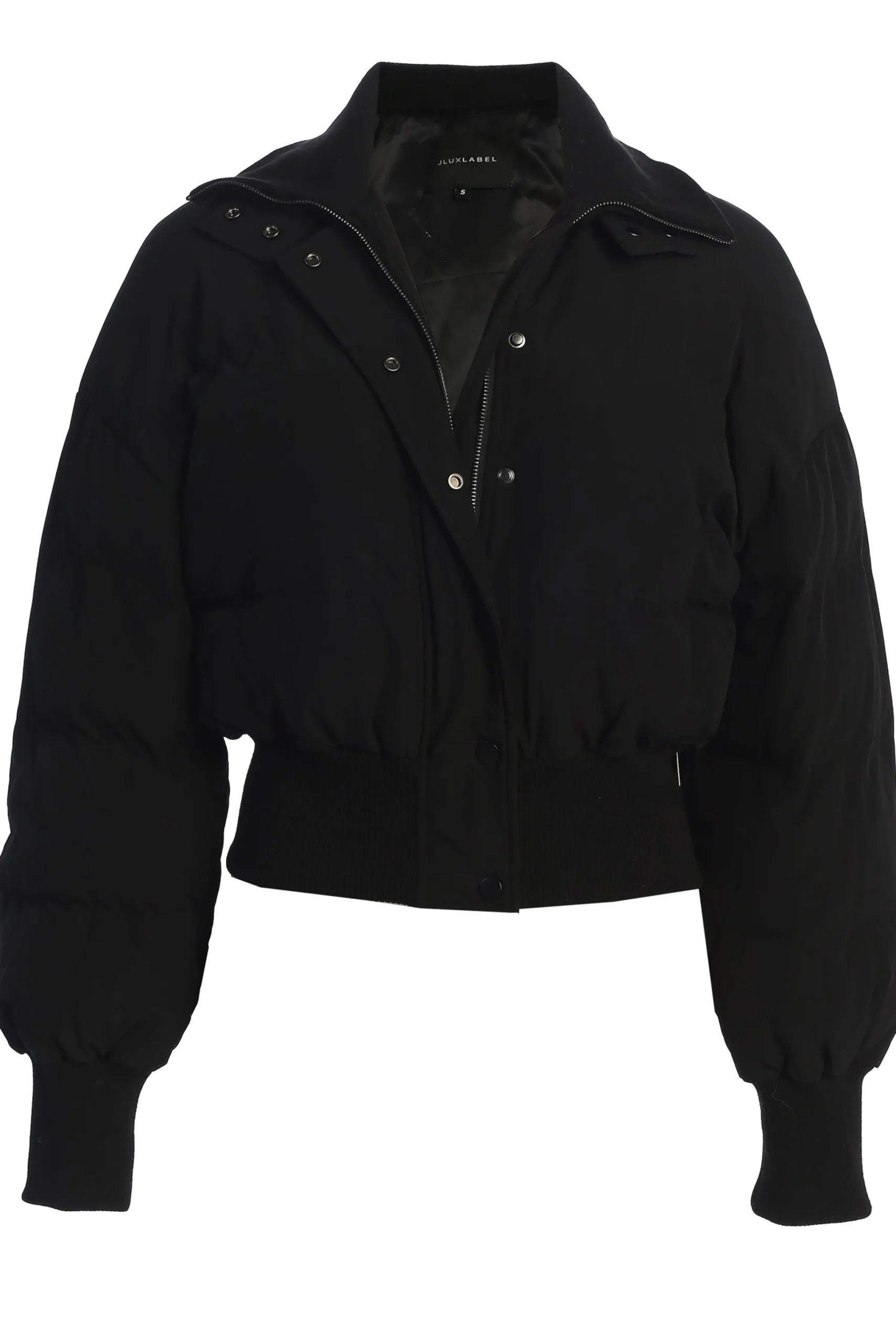 Black Stassie Ribbed Jacket*JLUXLABEL Hot