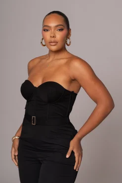 Black Sweetheart Aroma Jumpsuit*JLUXLABEL Hot