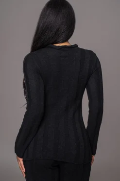 Black Take A Chance Ribbed Pant Set*JLUXLABEL Outlet