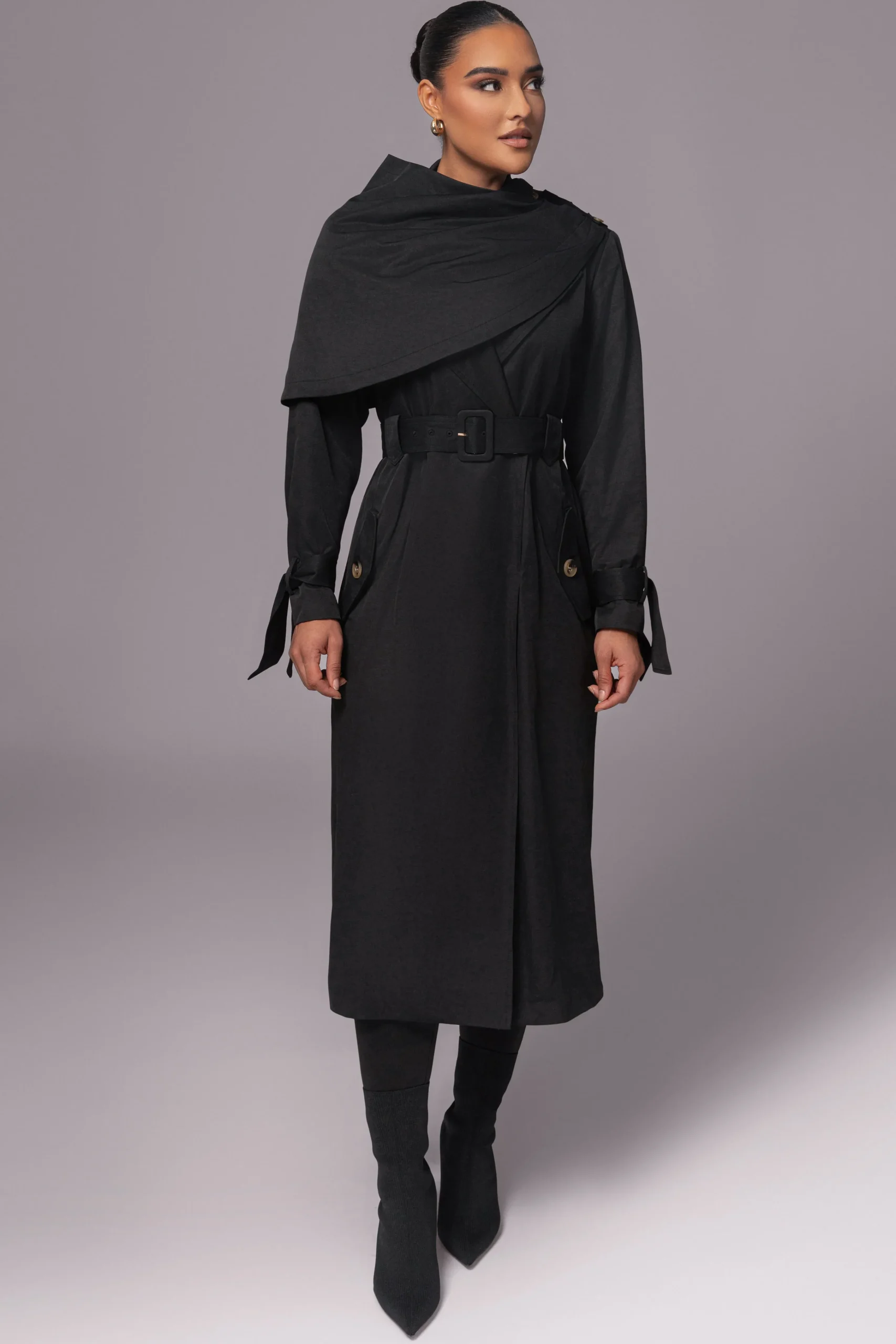 Black The Classic Trench Coat*JLUXLABEL Best