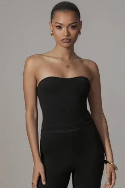 Black Tropic Oasis Top*JLUXLABEL Sale