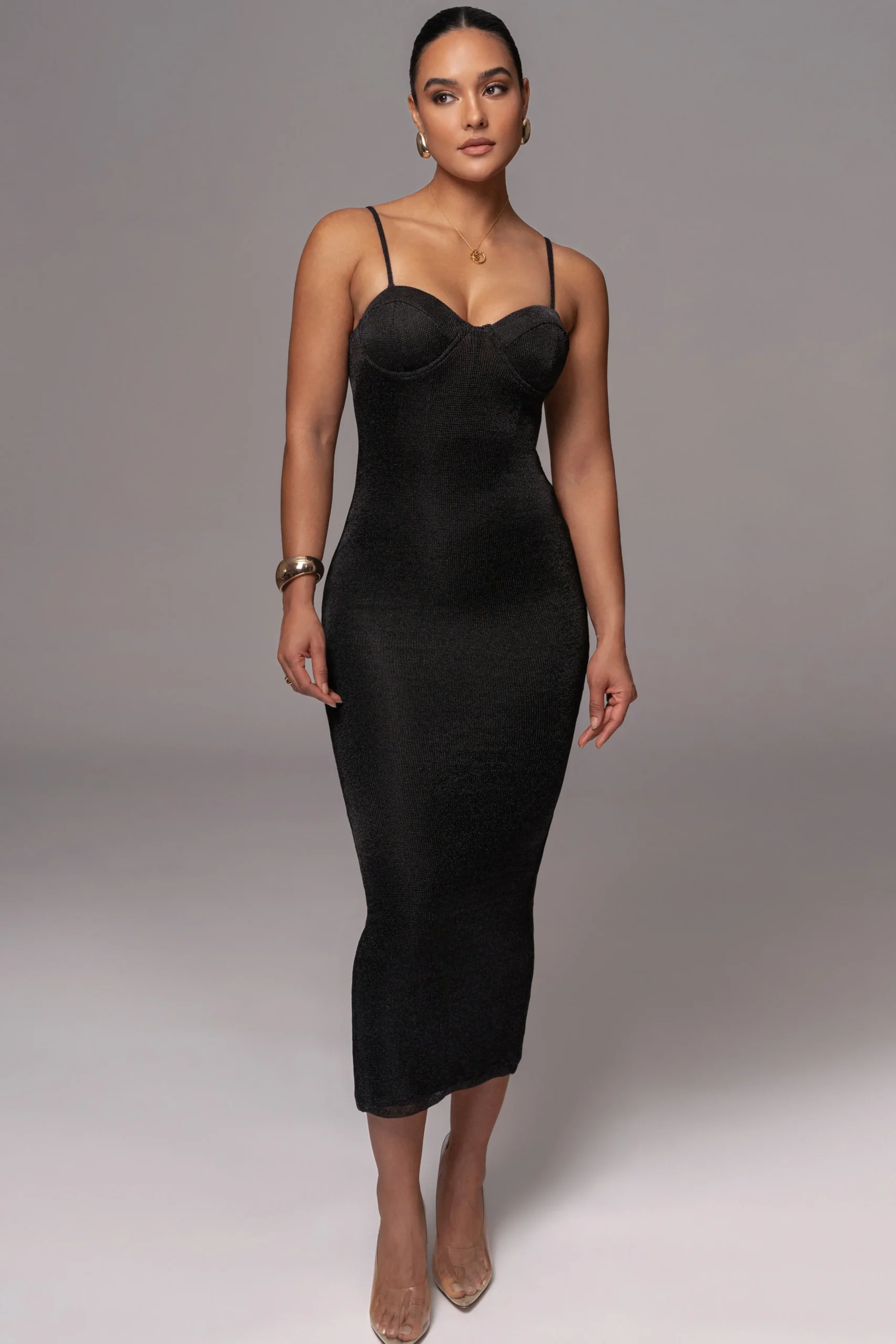 Black Twilight Elegance Maxi Dress*JLUXLABEL Clearance