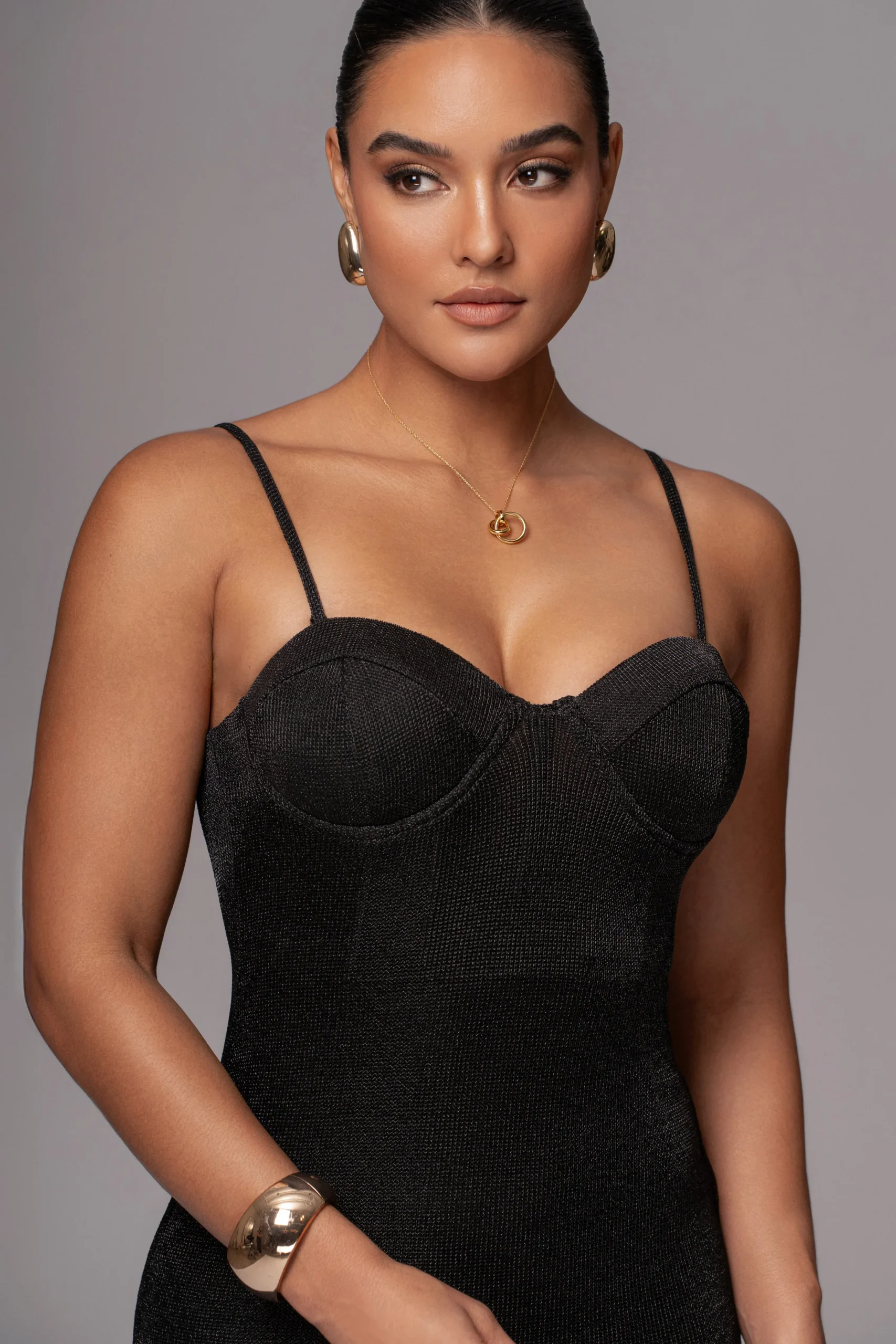 Black Twilight Elegance Maxi Dress*JLUXLABEL Clearance