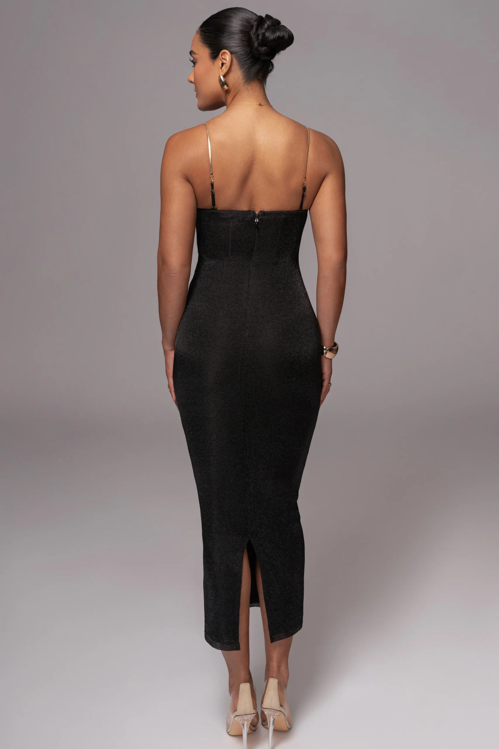 Black Twilight Elegance Maxi Dress*JLUXLABEL Clearance