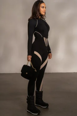 Black Valen High Waisted Leggings*JLUXLABEL Sale