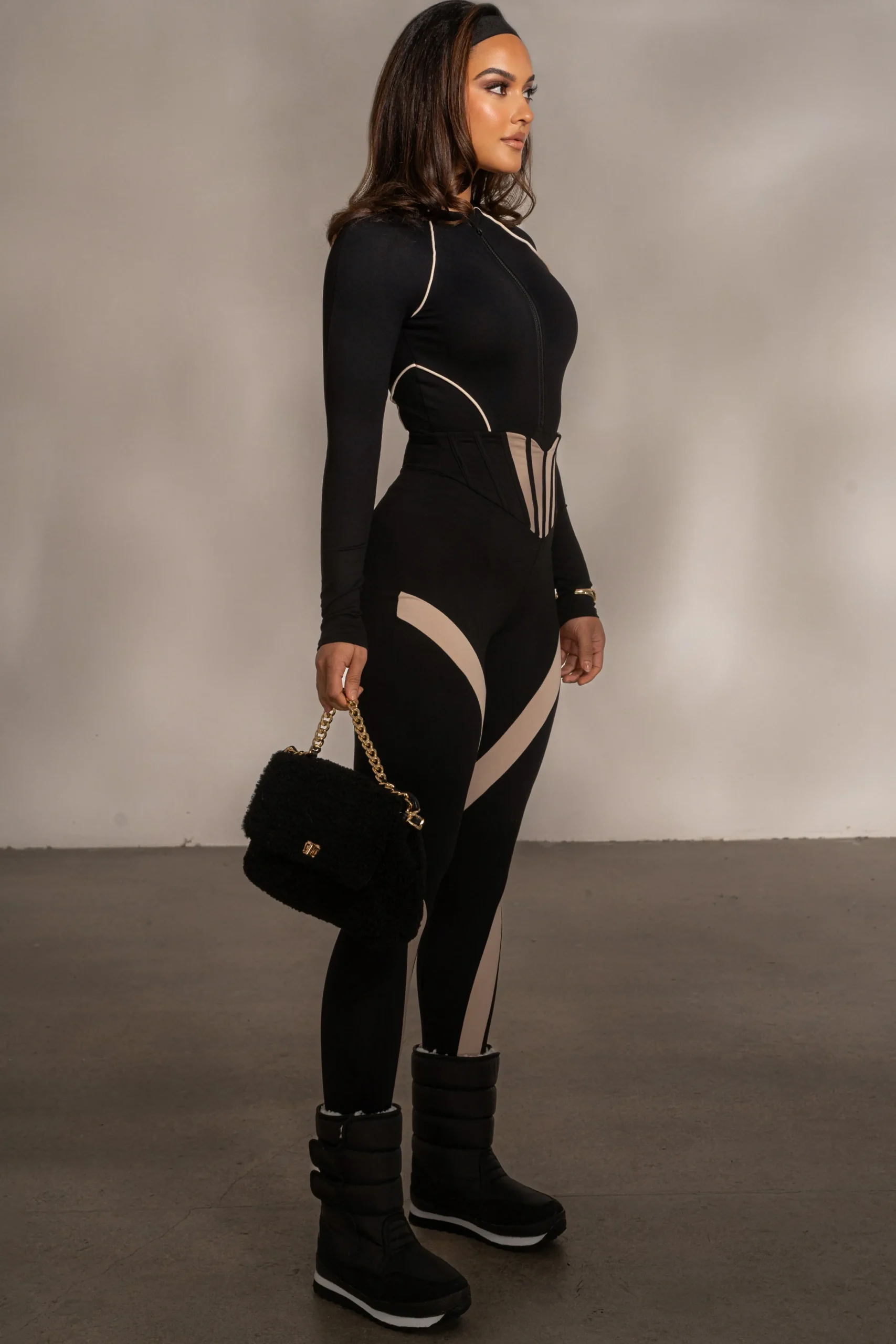 Black Valen High Waisted Leggings*JLUXLABEL Sale