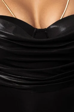 Black Visions Of You Midi Dress*JLUXLABEL Fashion