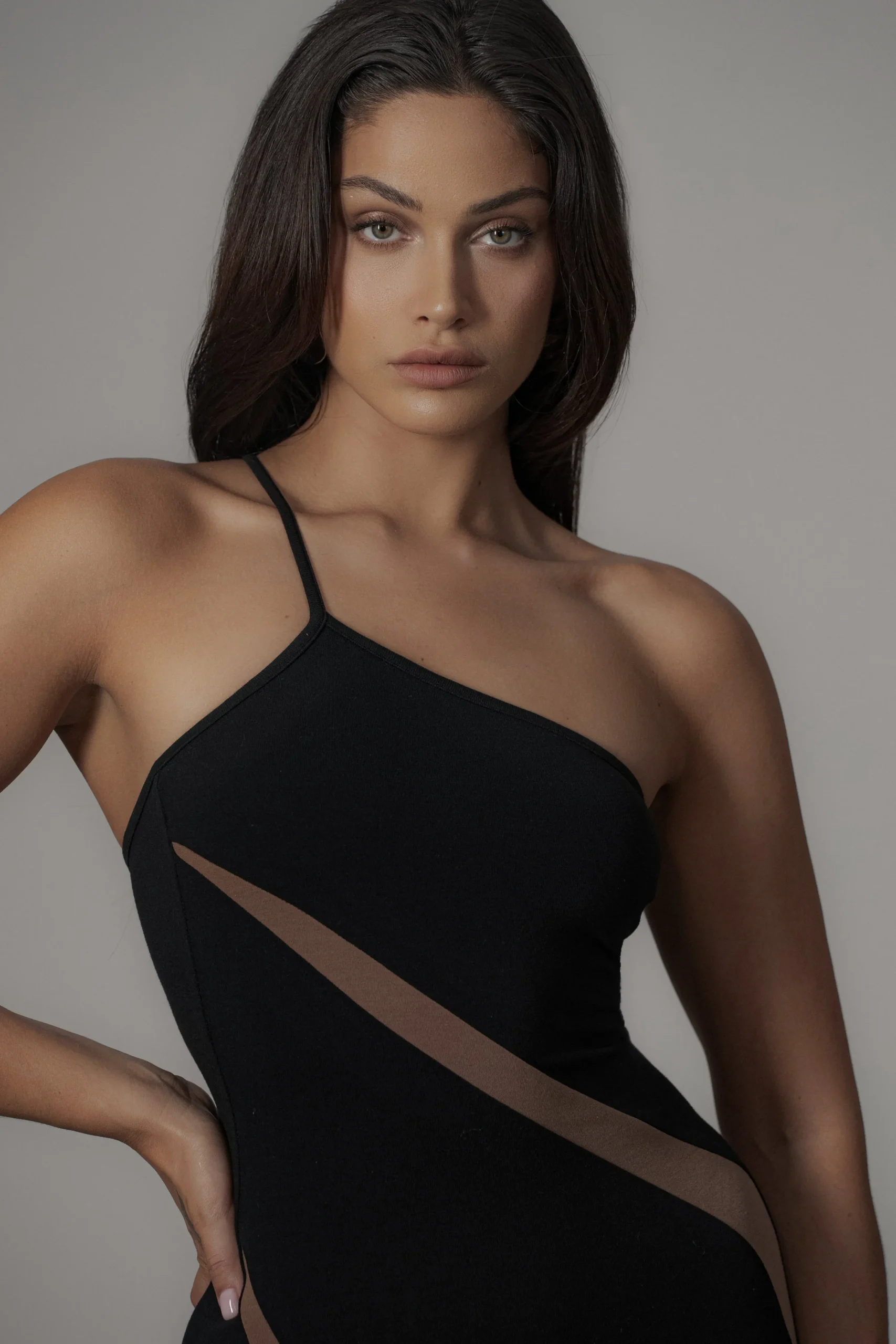 Black Wanderlust One Shoulder Dress*JLUXLABEL Sale