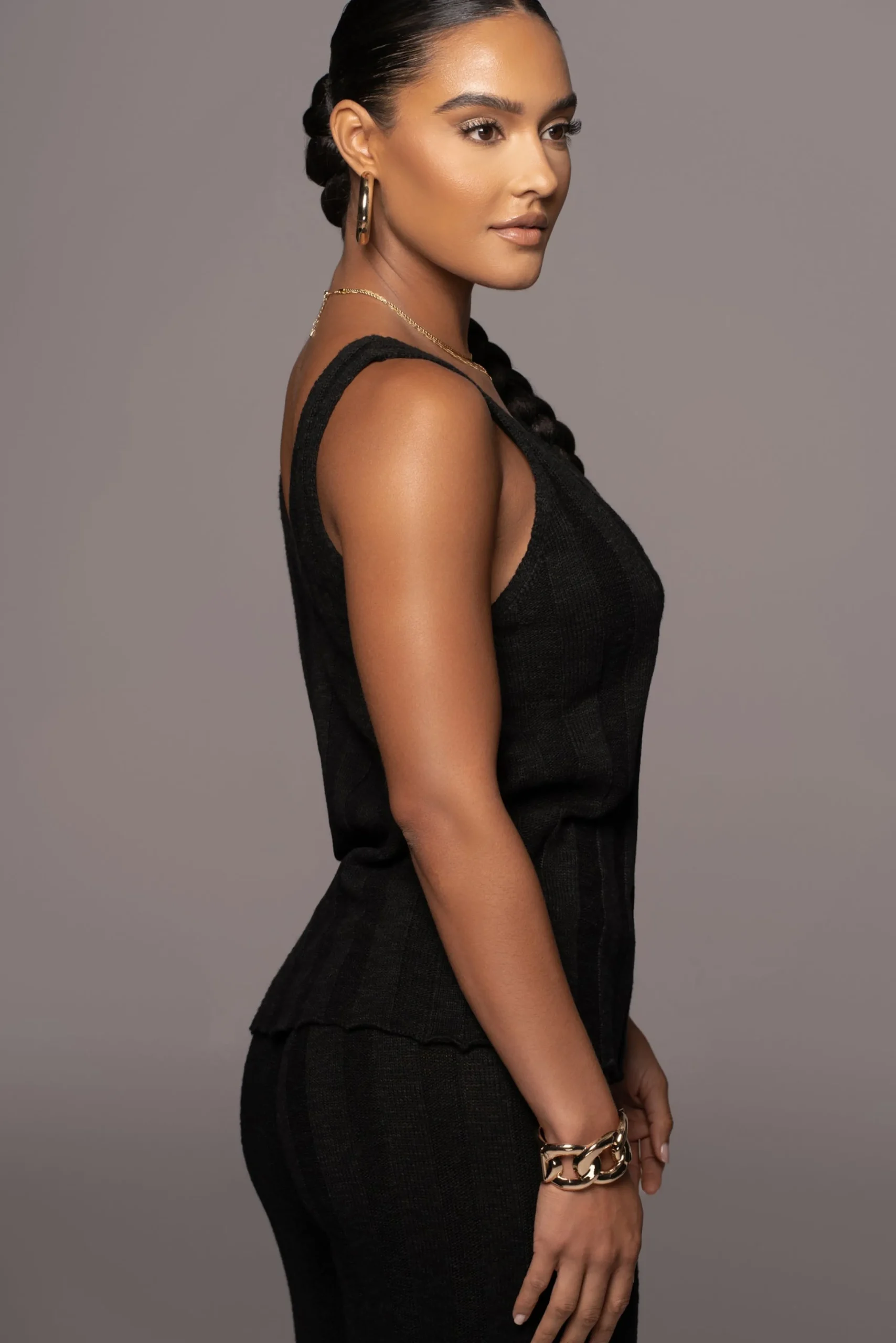 Black West Bound Sweater Set*JLUXLABEL Online