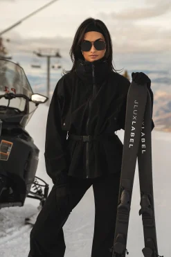 Black Willow Belted Jacket*JLUXLABEL Best