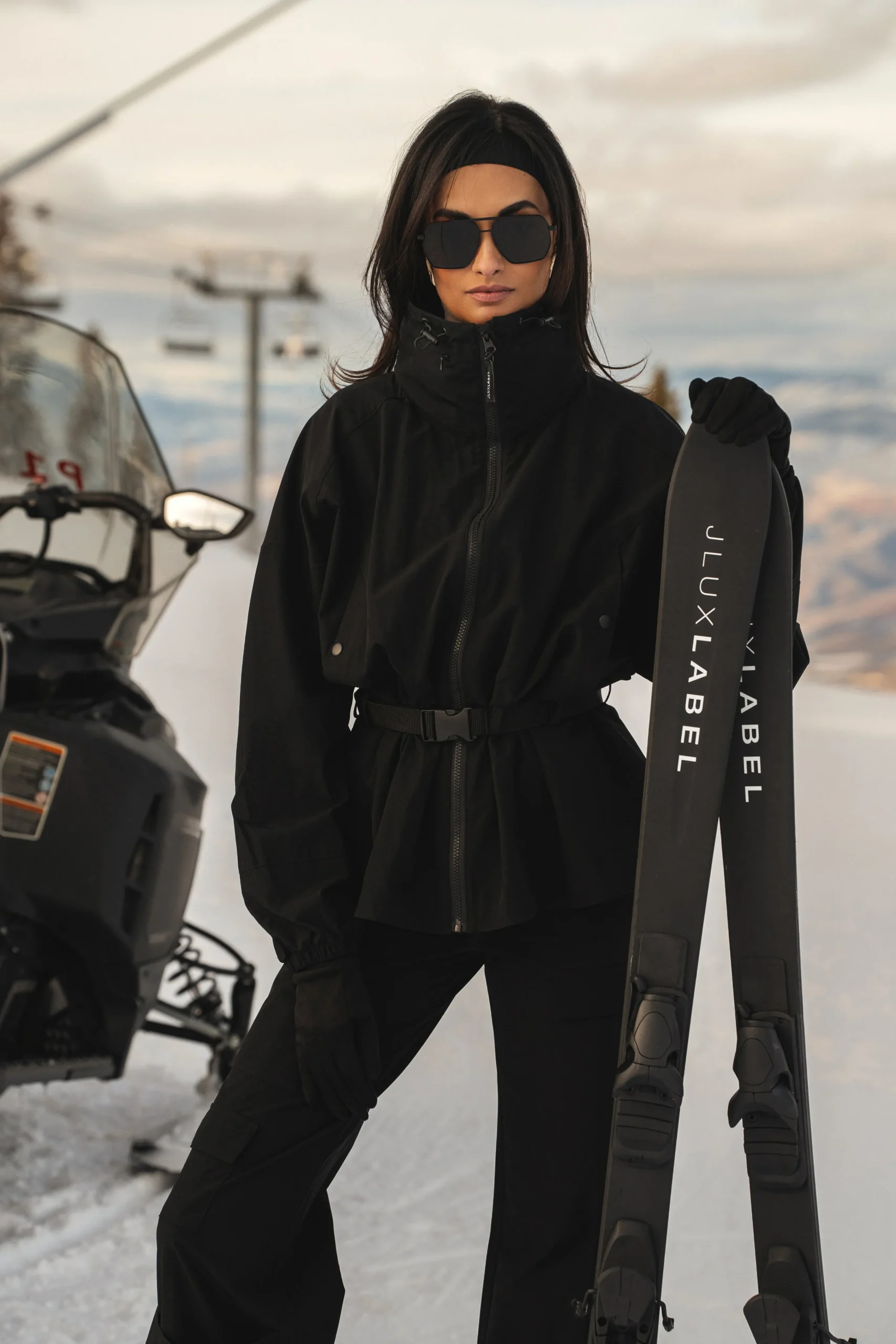 Black Willow Belted Jacket*JLUXLABEL Best