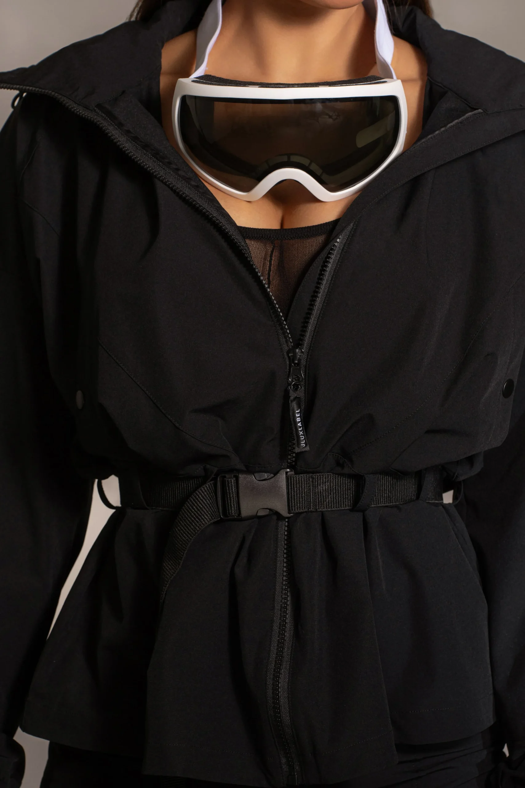 Black Willow Belted Jacket*JLUXLABEL Best