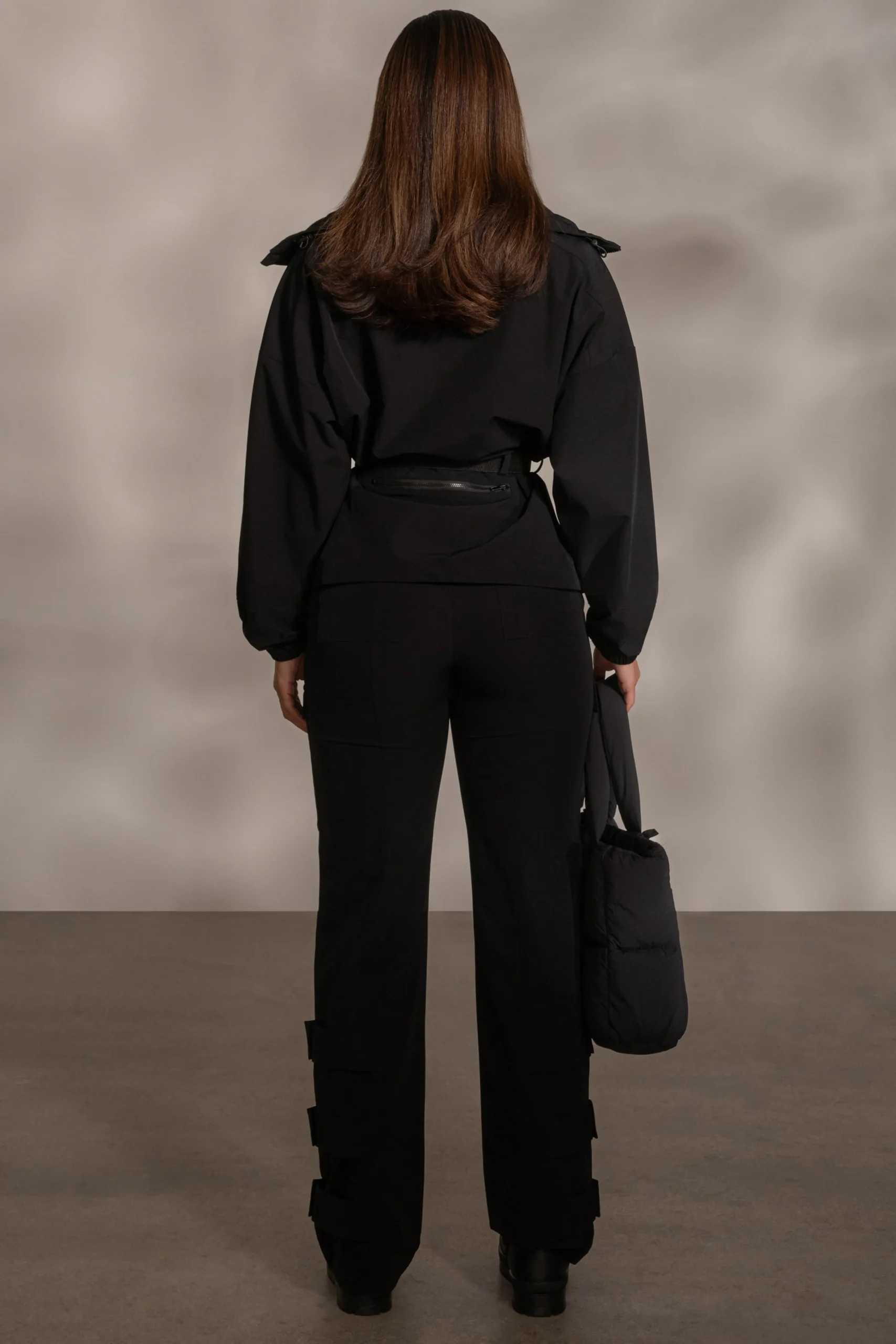 Black Willow Belted Jacket*JLUXLABEL Best