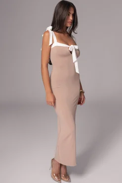 Black/Beige Clarice Reversible Maxi Dress*JLUXLABEL Fashion