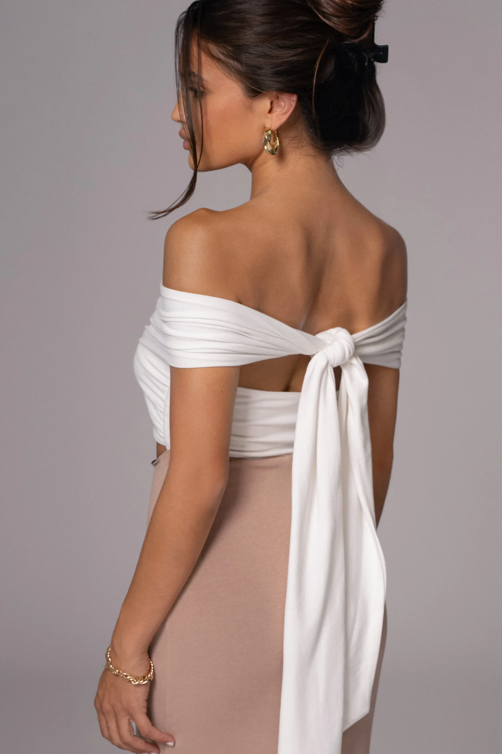 Black/Beige Dominic Reversible Maxi Dress*JLUXLABEL Online