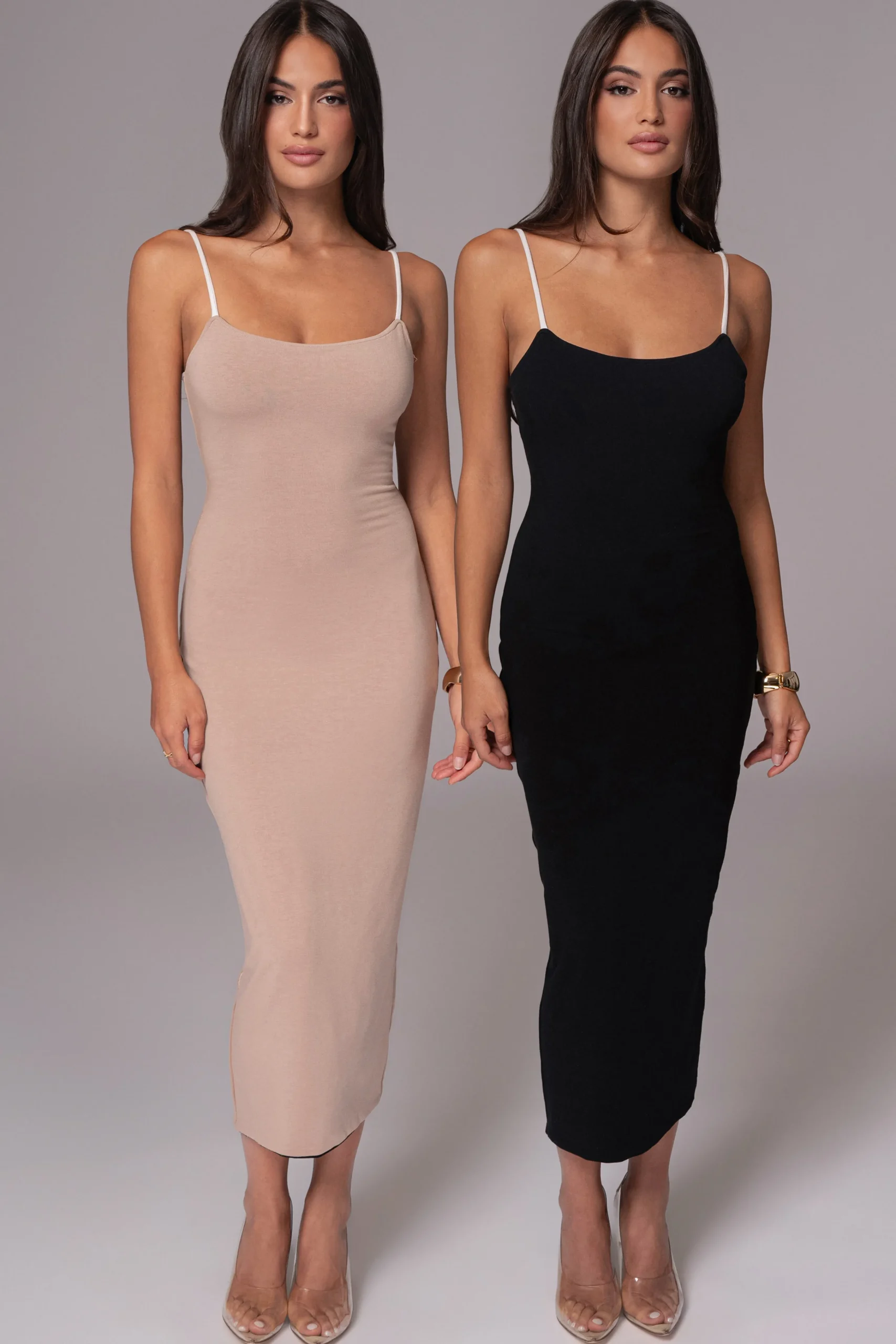 Black/Beige Katia Reversible Dress*JLUXLABEL Outlet