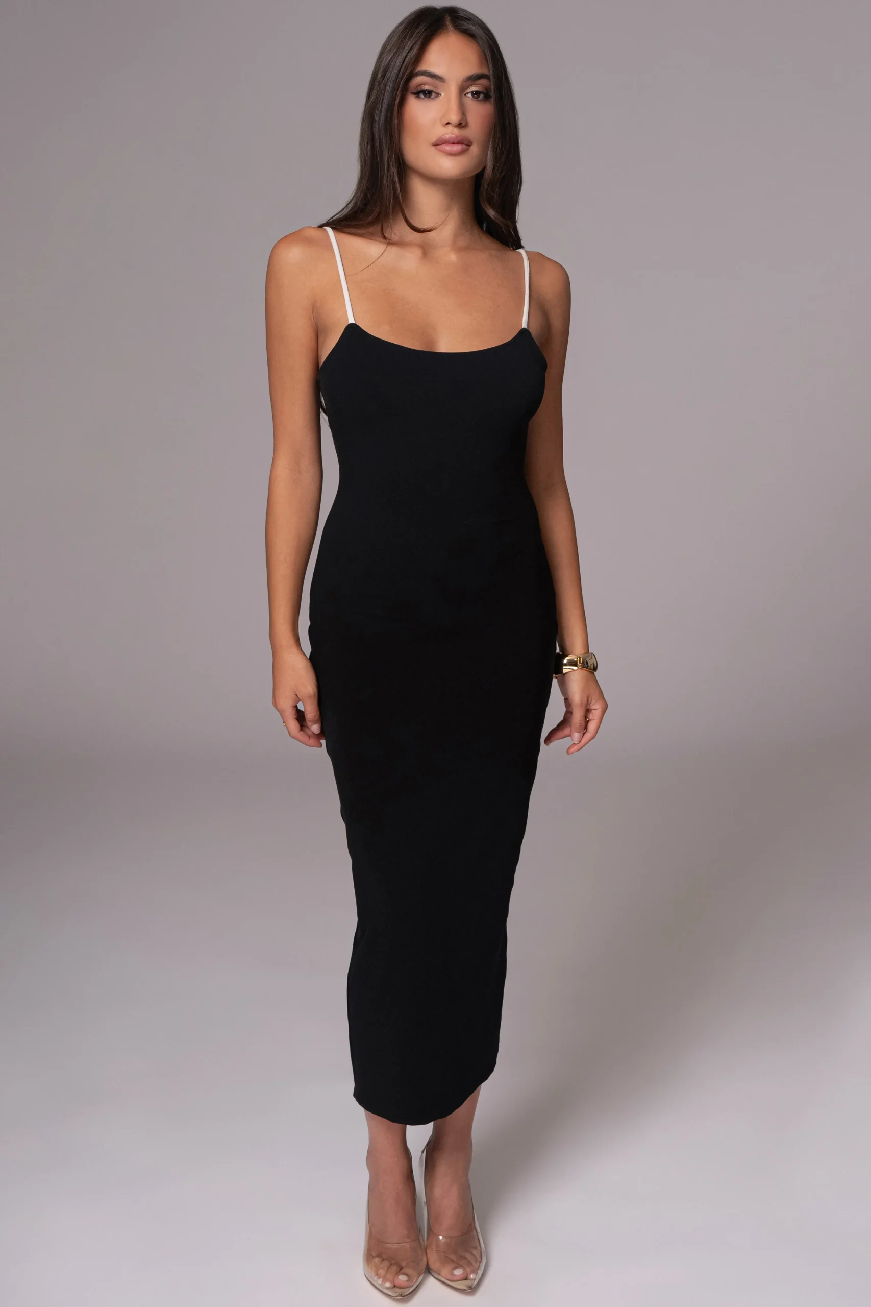 Black/Beige Katia Reversible Dress*JLUXLABEL Outlet