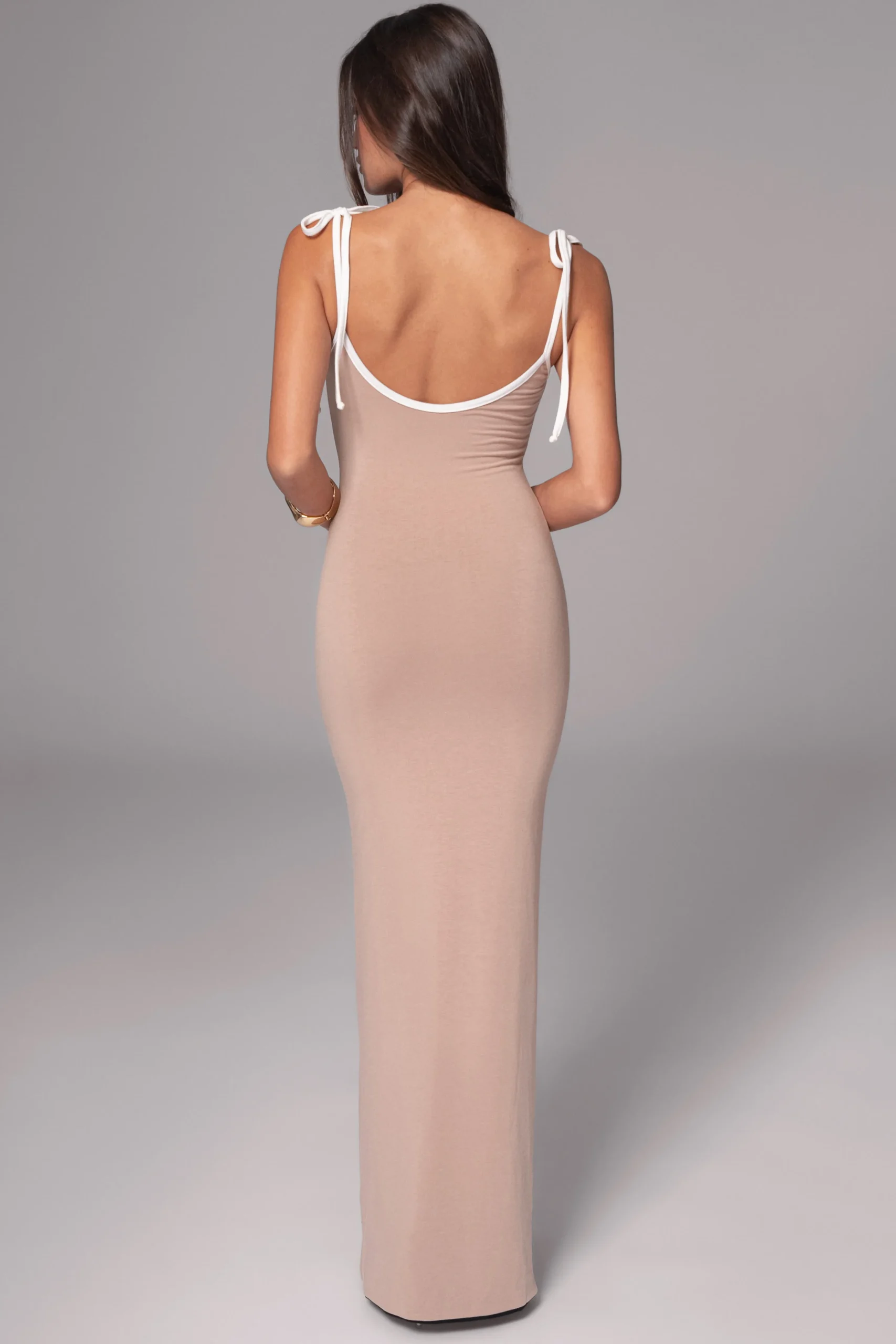 Black/Beige Shawna Reversible Maxi Dress*JLUXLABEL Outlet