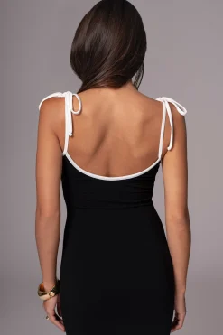 Black/Beige Shawna Reversible Maxi Dress*JLUXLABEL Outlet