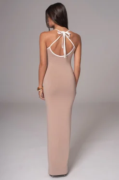 Black/Beige Shawna Reversible Maxi Dress*JLUXLABEL Outlet