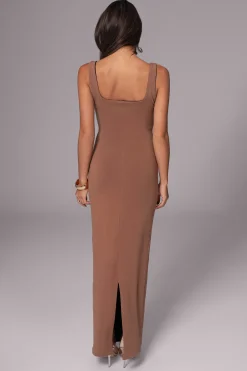 Black/Pecan Keidi Reversible Maxi Dress*JLUXLABEL Hot