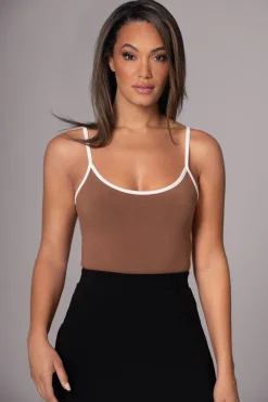 Black/Pecan Tash Reversible Cami Top*JLUXLABEL Best