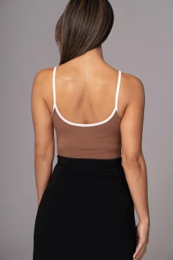 Black/Pecan Tash Reversible Cami Top*JLUXLABEL Best