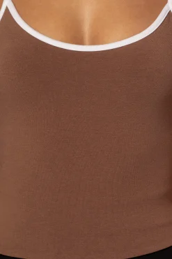 Black/Pecan Tash Reversible Cami Top*JLUXLABEL Best