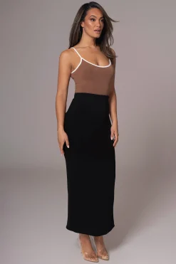 Black/Pecan Tash Reversible Cami Top*JLUXLABEL Best