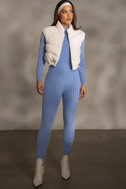 Blue In Control Stirrup Jumpsuit*JLUXLABEL Online