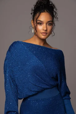 Blue Night Sky Sequin Skirt Set*JLUXLABEL Fashion