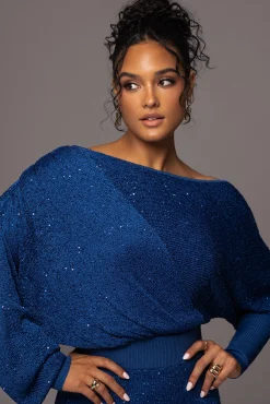 Blue Night Sky Sequin Skirt Set*JLUXLABEL Fashion