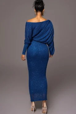 Blue Night Sky Sequin Skirt Set*JLUXLABEL Fashion