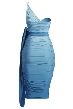 Blue Ombré Edge Of Romance Midi Dress*JLUXLABEL New