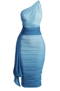 Blue Ombré Edge Of Romance Midi Dress*JLUXLABEL New