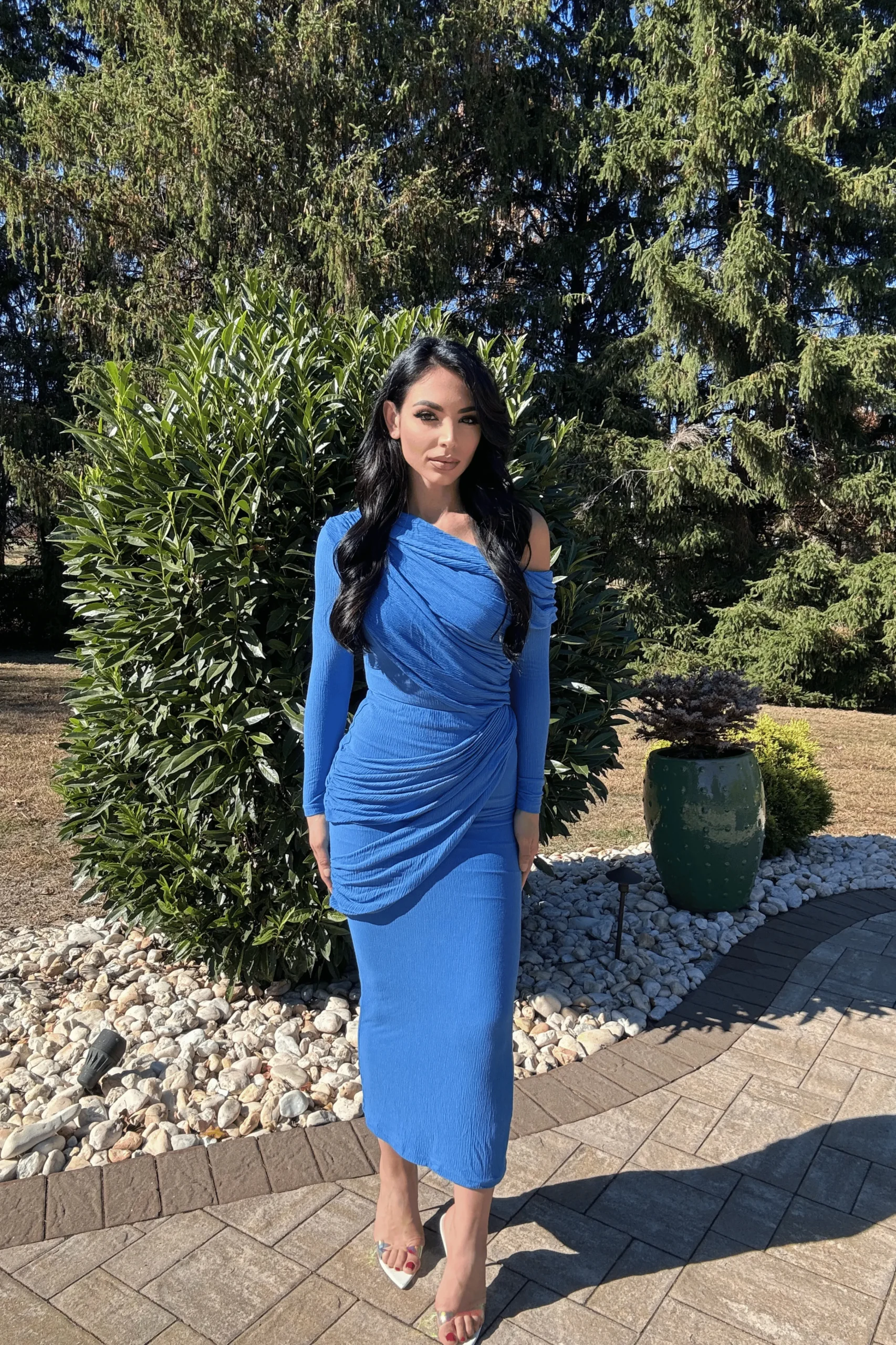 Blue Paradise Hills Maxi Skirt*JLUXLABEL Outlet