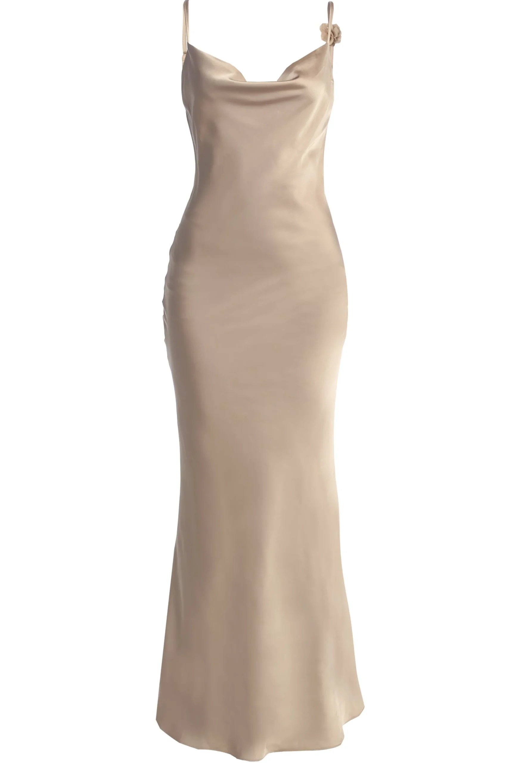Bronze Down The Aisle Satin Gown*JLUXLABEL Best