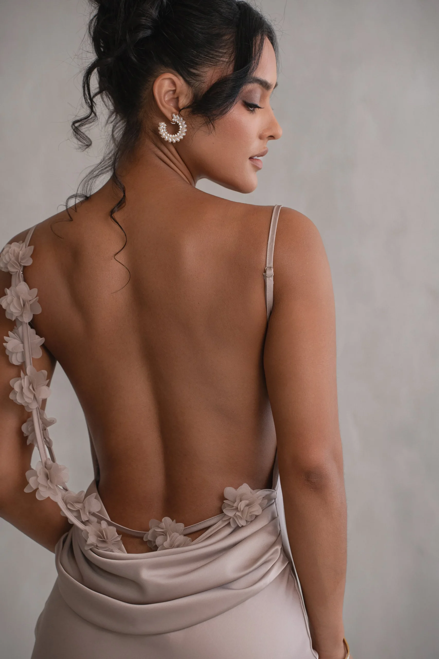 Bronze Down The Aisle Satin Gown*JLUXLABEL Best