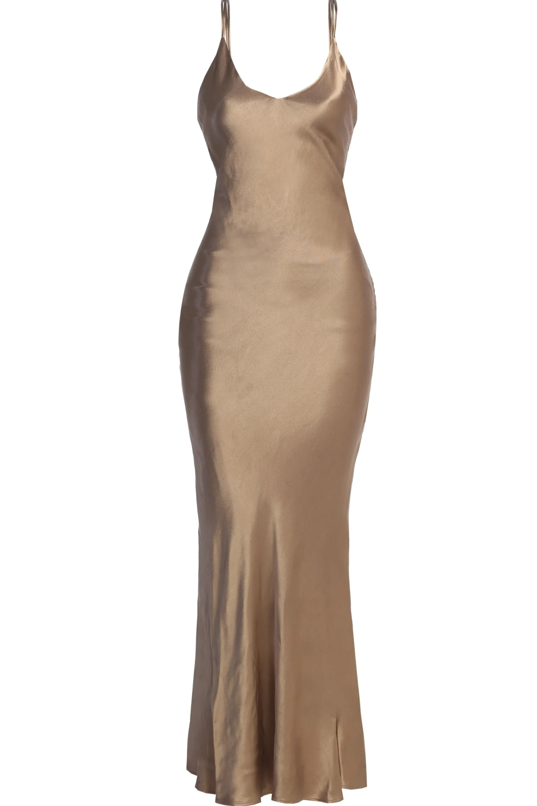 Bronze Promise Of Love Satin Dress*JLUXLABEL Best