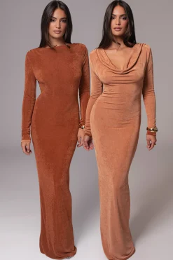 Bronze/Sienna Ashton Reversible Maxi Dress*JLUXLABEL Hot