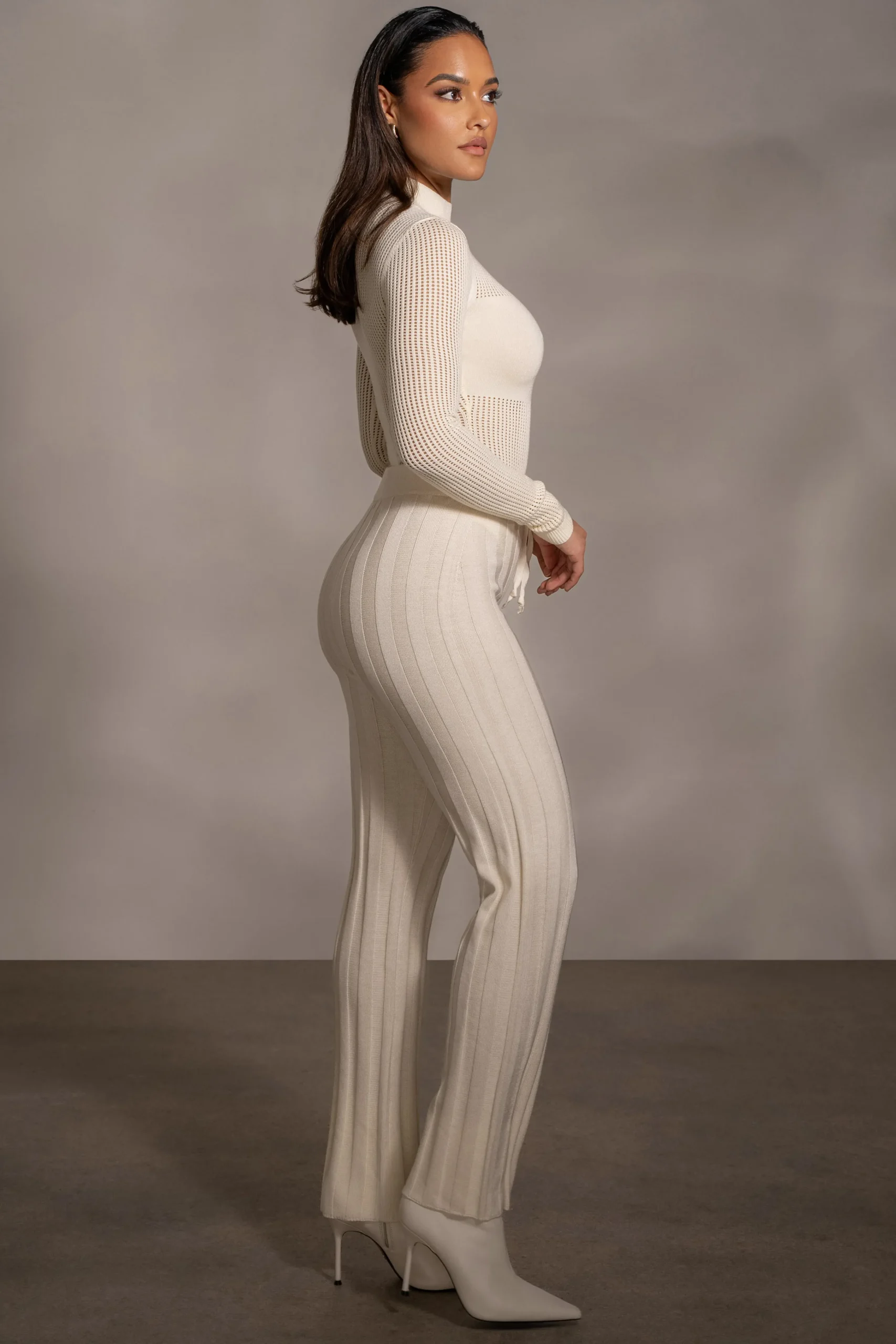 Buttercream Darcey Ribbed Pants*JLUXLABEL Hot