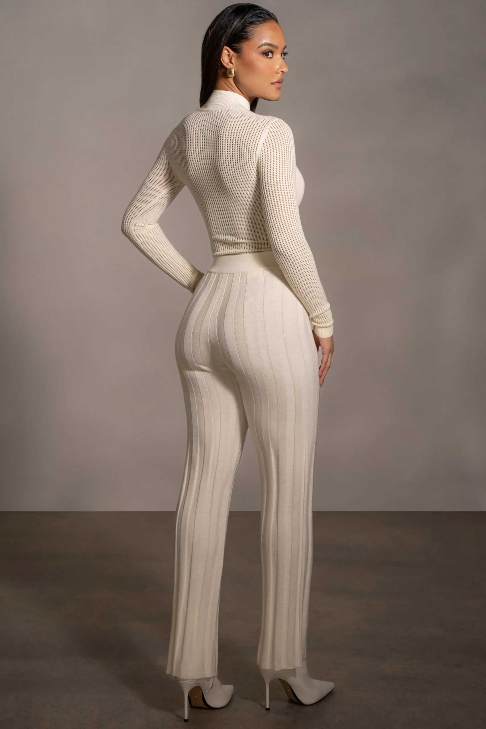 Buttercream Darcey Ribbed Pants*JLUXLABEL Hot