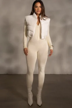 Buttercream Kris Front Zipper Jumpsuit*JLUXLABEL New