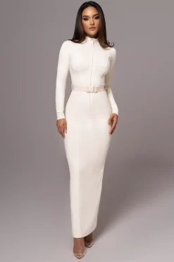 Buttercream Movement Mock Maxi Dress*JLUXLABEL Clearance