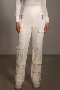 Buttercream Nyah Nylon Utility Pants*JLUXLABEL Fashion