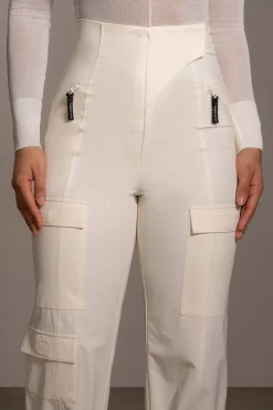Buttercream Nyah Nylon Utility Pants*JLUXLABEL Fashion